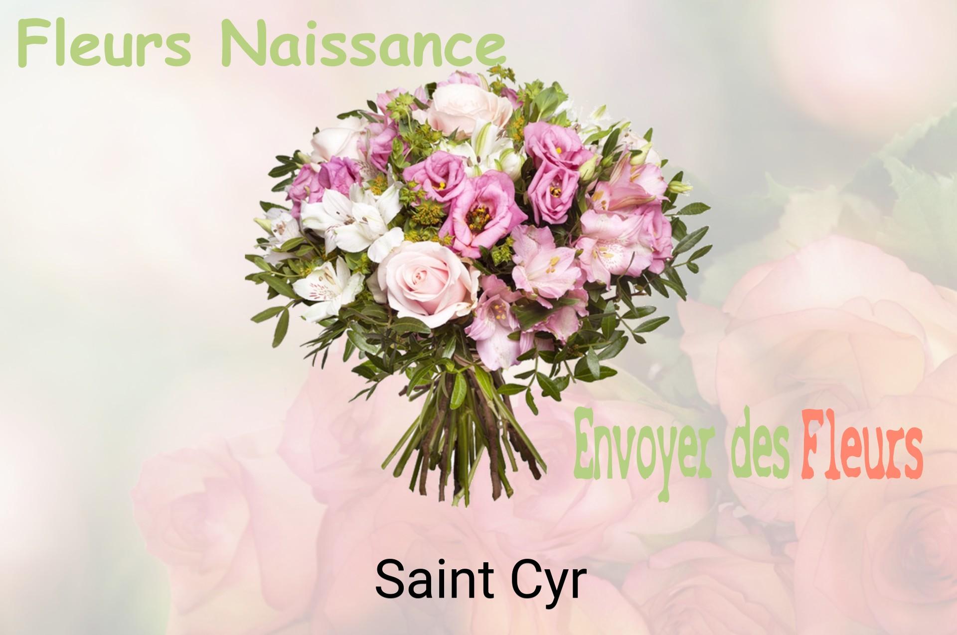 Bouquet de fleurs de naissance livré à Saint-Cyr